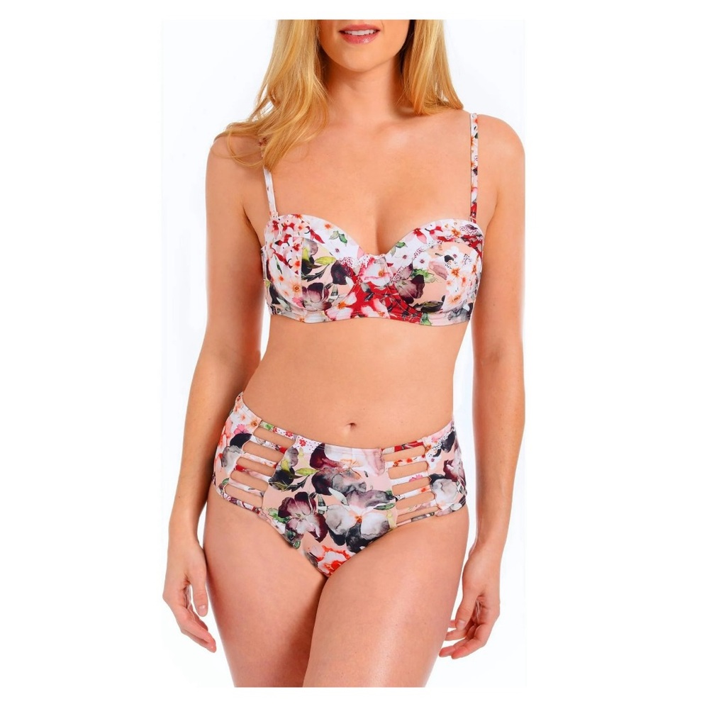 Never Worn! Rachel Rachel Roy high waist bikini. Size L.